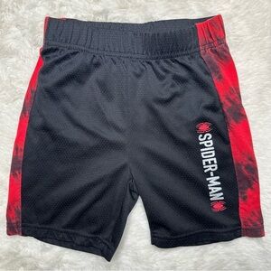 Marvel Spider-Man Shorts Black & Red Size 5